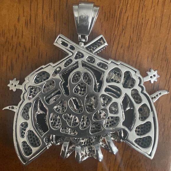 Costume made necklace! (Block time) high quality diamonds) check for ya self - Picture 3 of 7